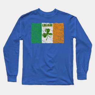 Ireland Flag Irish St Patricks Day Long Sleeve T-Shirt